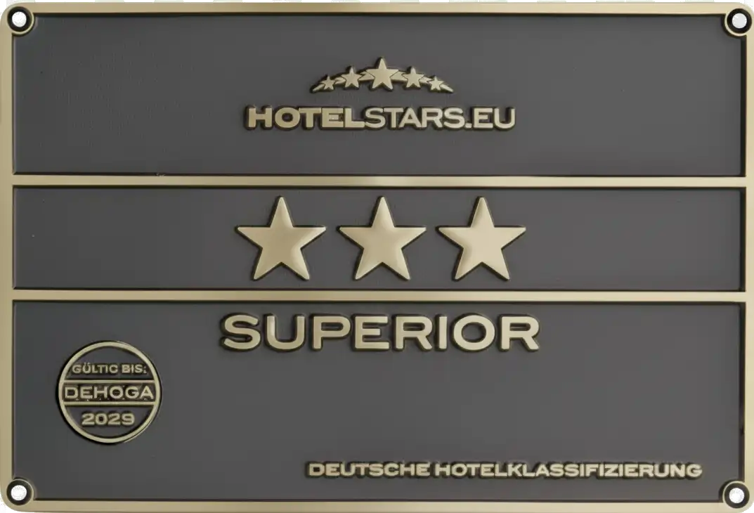 Hotel Auszeichnung 3 Sterne Superior bis 2029