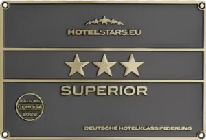 Hotel Auszeichnung 3 Sterne Superior bis 2029